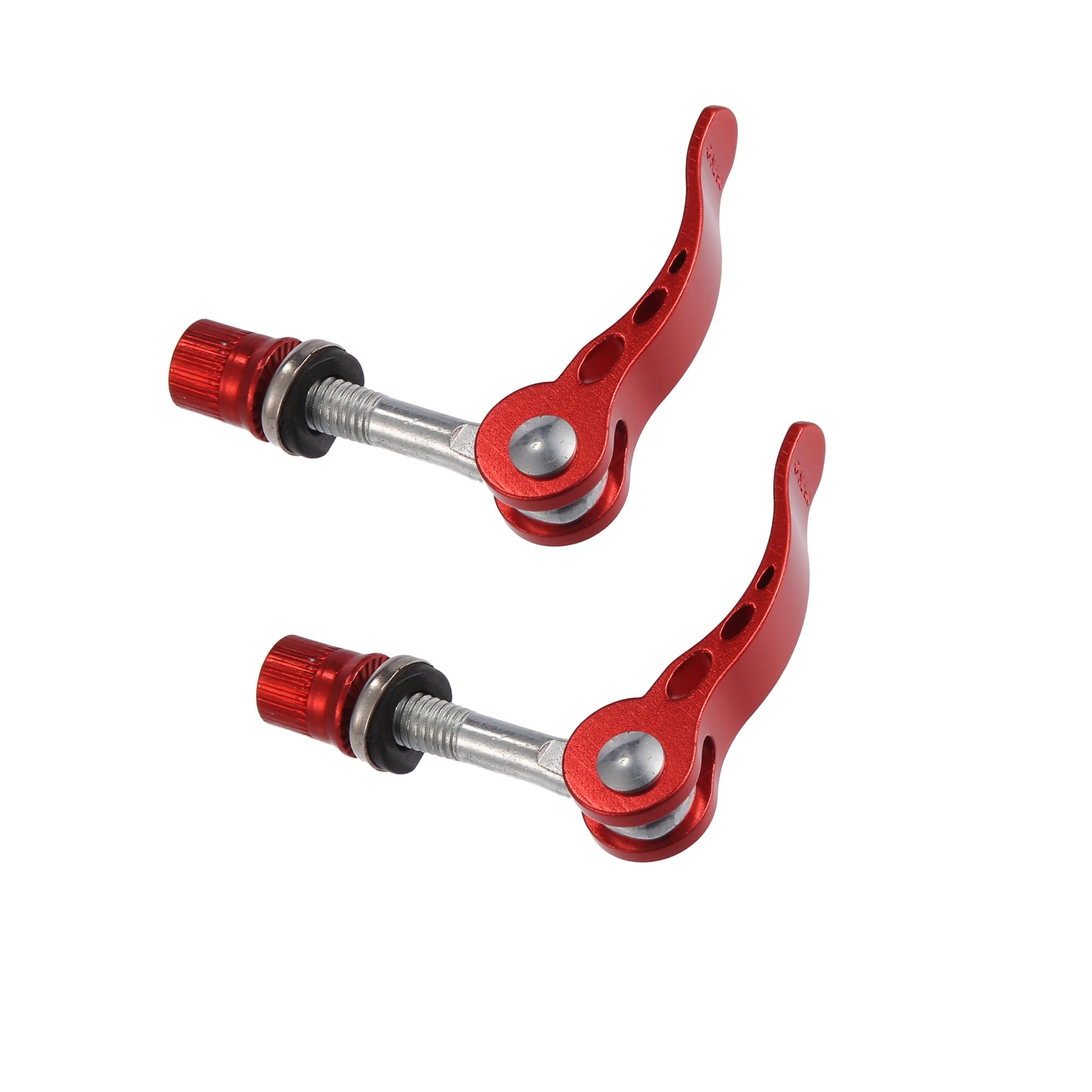 Partuto 2pcs 8mm Aluminium Alloy Bike Seat Post Quick Release Pin Bolt Red Replacement