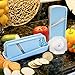 ProPrep 4-In-1 Multi-Function Mandoline Slicer, Julienne & Grater By KooKoo Kitchen - Vegetable Slice Thick & Thin Julienne Stainless Steel Blades - FDA Approved Plastic - Healthy Eating Recipes