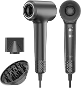 TQQ Hair Dryer with Diffuser 110,000 RPM Negative Ionic 200M Ions 57dB