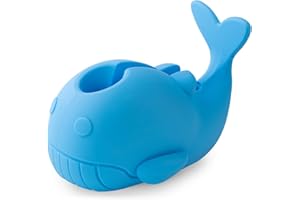 MANDOO Faucet Cover Bathtub Baby Tub - Bath Spout Cover Baby Bathtub, Food Grade Silicone, Faucet Cover Baby Bathtub (Blue)
