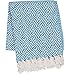 SLPR Home Collection 100% Cotton Indoor/Outdoor Throw for Beaches, BBQ, Picnic, Everyday Use (Blue)