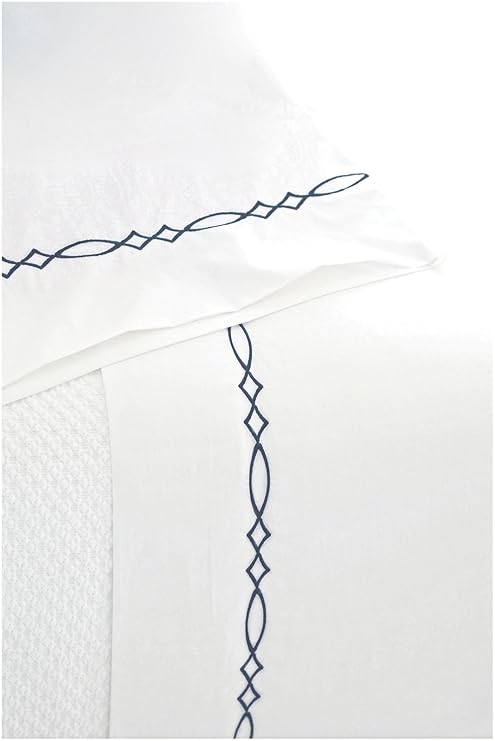 Pine Cone Hill Lyall Ink Queen Sheet Set Amazon Co Uk Kitchen Home