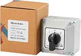 Heschen SZW26-20/D202.2D Rotary Cam Selector Switch 660V 20A 3-Position view 6