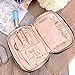 Travel Jewelry Organizer Bag - Soft Padded Traveling Jewelry Bag Case Keep Your Earrings Necklaces Rings Bracelet Brooches Organized and Secure, Women Luggage Bags Essentials- Compact and Portable