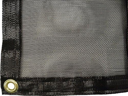 GREEN VISTA PREMIUM MESH 60-70% SHADE CLOTH WITH GROMMETS - 10x12 Foot Tarp Sunblock Panel for Patios, Gardens, Pools and More