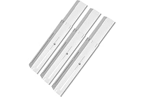 GRACIRI Grill Heat Plates, 3 Pack Adjustable Universal Stainless Steel Grill Flame Guards, BBQ Heat Shield Plates for Dyna Glo Brinkmann,Extend from 11.75" up to 21" Length Easy Install Clean