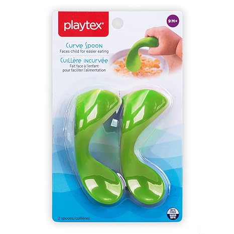 Playtex 2 Piece Baby Curve Early Self-Feeding Spoons