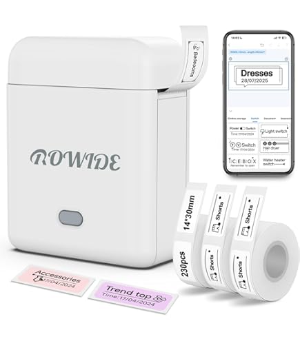 Máquina De Etiquetas Nelko Con Cinta, Impresora De Etiquetas Bluetooth PM220, Impresora Térmica Portátil De 2 Pulgadas Para Pequeñas Empresas, Logotipo, Ropa, Impresora De Etiquetas Para Teléfonos Y