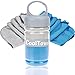 Fitvc Neck Cooling Towel Evaporative Fast Instant Cool Towels Cooling Neck Wrap Ice Towel Scarf Bandana Neck Coolers for Sports Yoga Athletes Gym Fitness (Blue-Gray)