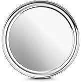 New Star Foodservice Restaurant-Grade Aluminum Pizza Pan/Tray, Wide Rim, 12 Inch, Pack of 1