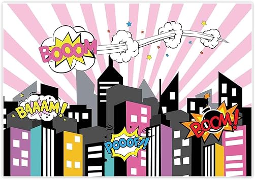 Amazon Com Allenjoy 7x5ft Supergirl Party Backdrop For Photo