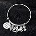 Miss Pink Veterinarian Bracelet Veterinarian Gifts for Women Pet Vet Tech Appreciation Gifts Medical Caduceus Animal Charms Christmas Graduation Birthday Jewelry Gift for Women Girls