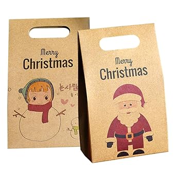 Sacchetti Per Regali Di Natale.Sacchetti Regalo Di Natale Kit Di Confezioni Regalo In Carta Da 24 Pezzi Per Regali Di Natale Capodanno Regali Sacchetti Regalo Di Natale Da 6 Pollici Per Compleanno Feste Amazon It Commercio Industria E Scienza