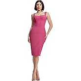 Dress The Population Womens Nicole Sweetheart Neck Bodycon Midi Dress