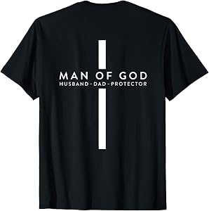 Father's Day Christian Blessed Dad Cross Faith T-Shirt