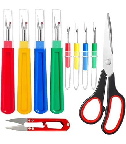 Swpeet 32Pcs Kit d'outils de couture professionnelle, y compris 10Pcs craie de tailleur