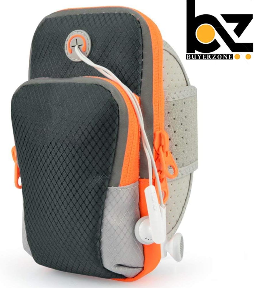 BUYERZONE Waterproof Portable Handy Arm Band Mobile Case Cover for Gym, Jogging and Travel (Multicolour)
