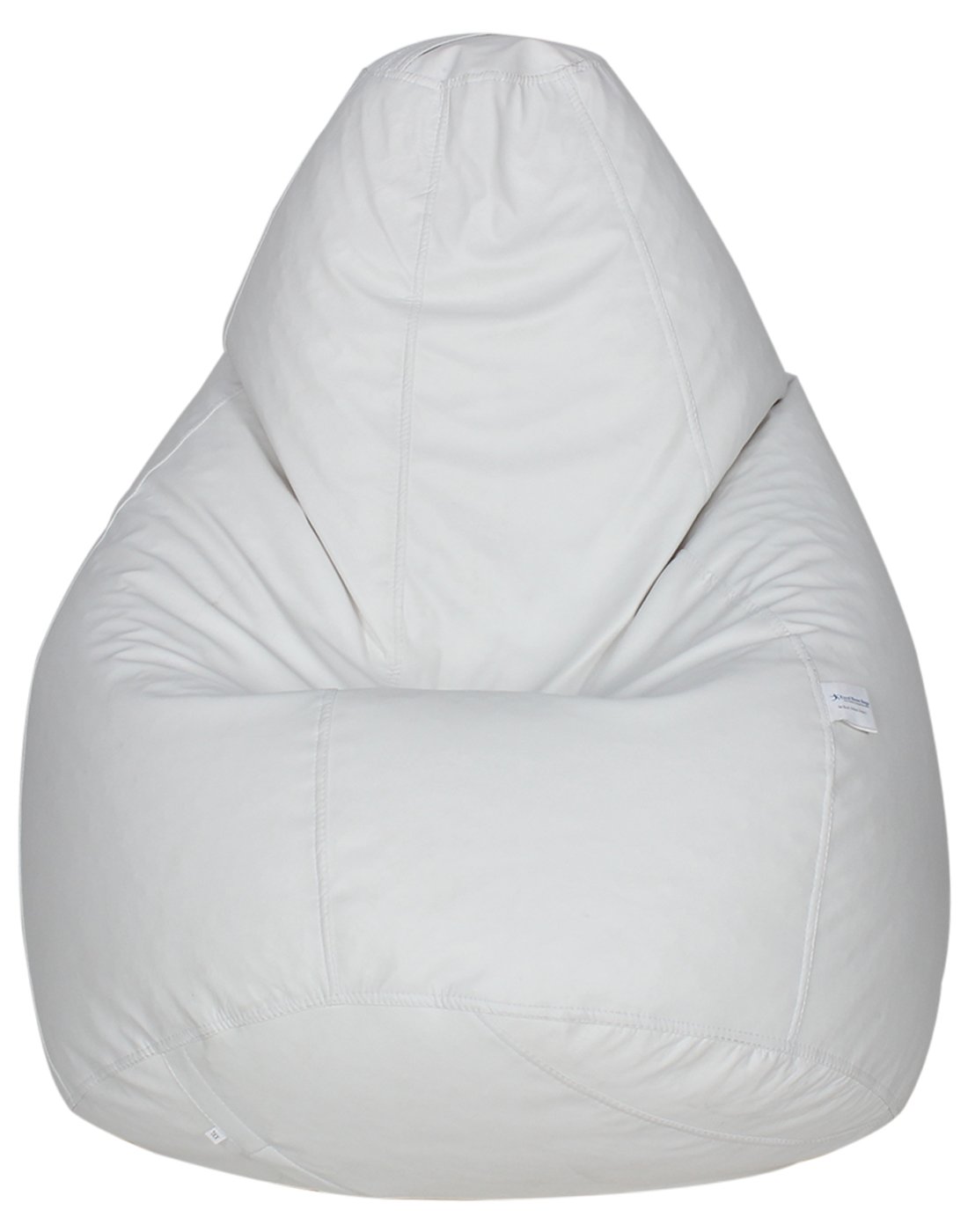 Sattva Classic Bean Bag Cover (Without Beans) XL Size White Amazon
