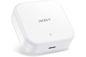Sifely Smart Lock Wi-Fi Gateway - Remote Access Hub for Sifely Smart Door Lock, Works with App & Alexa (Model G2, Supports 2.4G Wi-Fi Only)