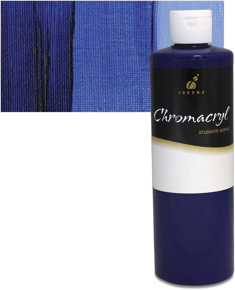 Chromacryl 500 ml Bottle, Warm Blue