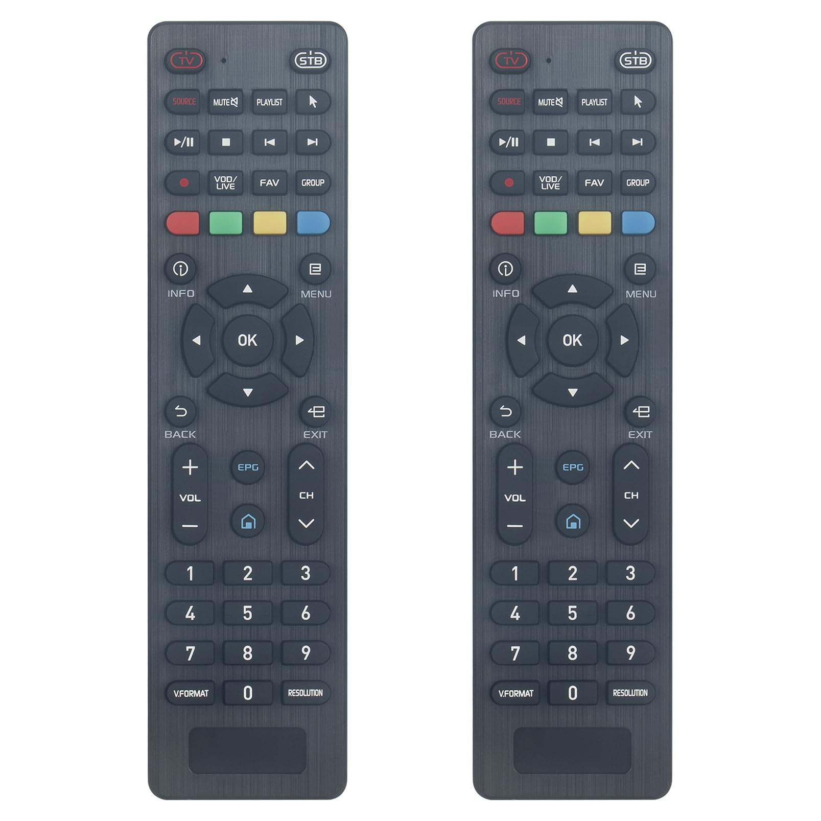 2Pcs Replace Remote Control fit for Dreamlink Formuler TV Box Z8, Z8 Pro, Z10 Pro, Z10 Pro MAX, Z7+, Z7+ 5G, Z+, Z + Neo, Z Nano, Z Alpha, ZX, ZX 5G, CC, T1, T1+, T2, Dlite +