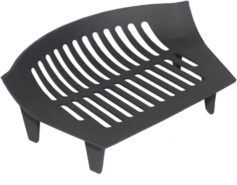 Fire Vida Cast Iron Fire Grate, Medium, Black