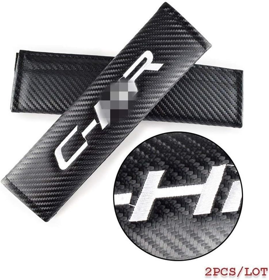Outdoorking Coche Almohadillas Cinturon Seguridad 2 Piezas De Accesorios Del Coche Del Cinturon De Seguridad De La Cubierta Interior De Moldeo Para T Oyota Chr Chr 2017 2018 2019 Hombro Protector Almohadillas Para