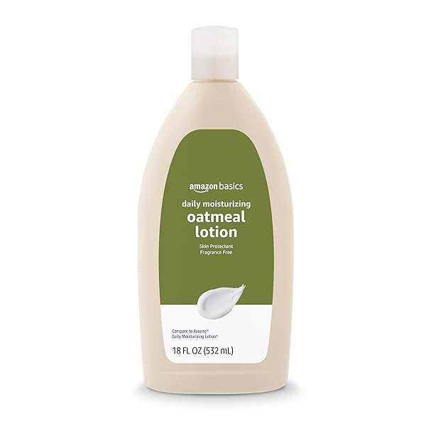 AMAZON BASICS DAILY MOISTURIZING OATMEAL BODY LOTION, FRAGRANCE...