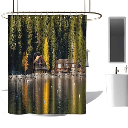 Amazon Com Timbeve Shower Curtain Hooks Lake Tahoe Carnelian Bay