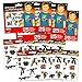 Transformers Tattoos and Stickers Party Favor Pack (50 Temporary Tattoos and 190 Stickers)