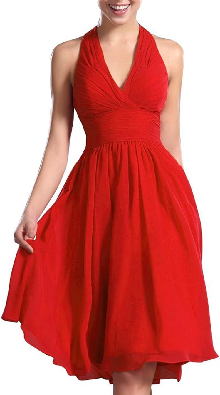 Red Halter Dress Discount Sale, UP TO ...