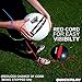 QUICKPLAY Replay Soccer Training Ball | Adjustable Bungee Elastic Training Ball (Size 4 Soccer Ball (Junior))