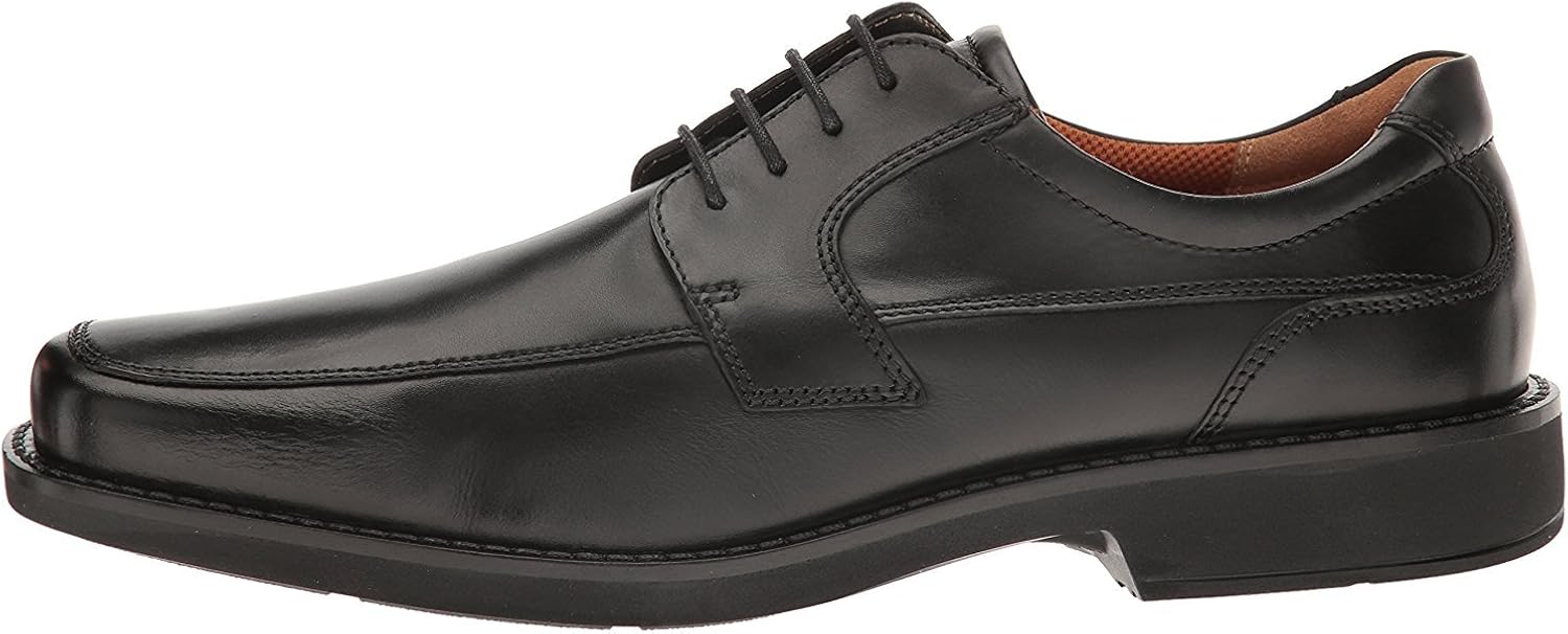  | ECCO Men's Seattle Apron Toe Tie Oxford, Black, 43 EU/9-9.5 M US | Oxfords