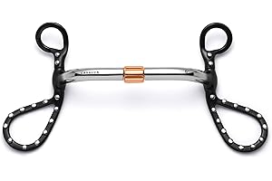 Cavalon Teardrop Shank Pivot Cricket Roller Curb Bit