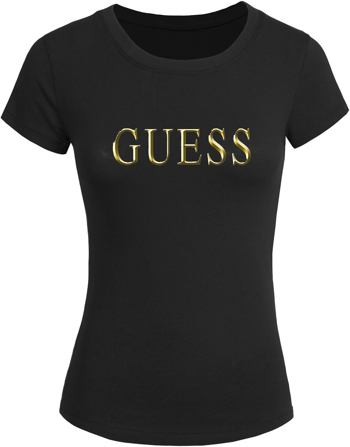 Guess Logo for 2016 Womens Printed Short Sleeve Tops t Shirts Amazon