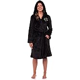 INTIMO Wicked Robe Women's Elphaba and Glinda Wand Broom Charm Bathrobe For Adults