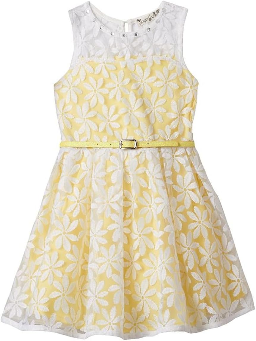 flower overlay dress