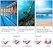 MAIMAI Professional protection of Swimming Goggles, sealed watertight, glasses protection equipment + nasal congestion + earplugs，Swim Goggles,anti-fog & UV