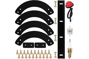 BOSFLAG 753-04472 Auger Kit with 731-1033 Shave Plate Replaces MTD 735-04032, 735-04033, 735 04033 for White Outdoor SB221, SB521, SB721, Troy-Bilt 210, 2100, 521, 5521, 721, Squall 21" Snow Throwers