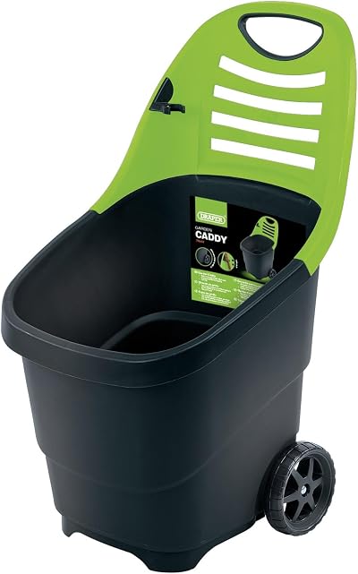 Draper 78643 Garden Caddy 65L Lightweight Green & Black Tool Carrier