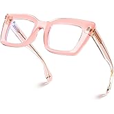 VISOONE Cat Eye Blue Light Blocking Glasses TR90 Anti-glare Women Calida