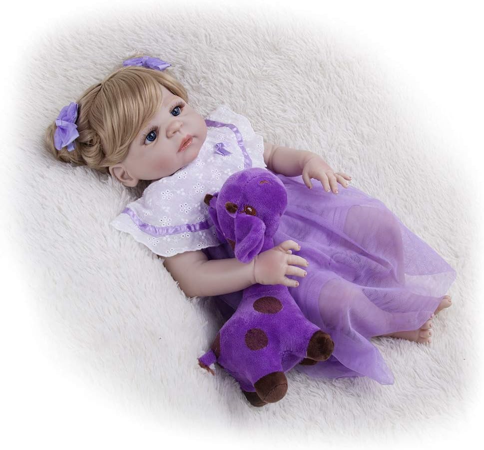 Prezzo LVYE1 55Cm Silicone Pieno Reborn Baby Doll Realistica Principessa Neonato Bebe Vivo Bambino Regalo di Compleanno Ragazze Gioco Casa Bagno Giocattolo Offerte