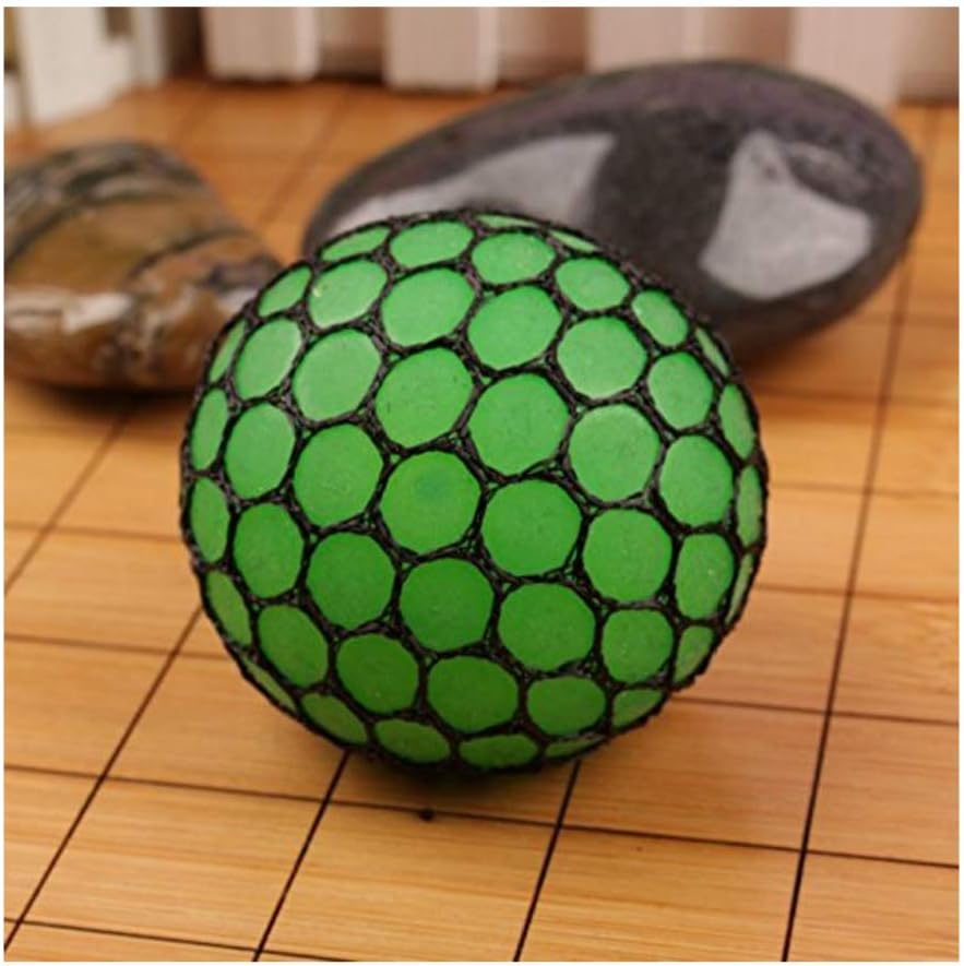 1pcs Mesh Squishy Ball Squeeze Grape Ball Relieve Pressure Ball £¨green£