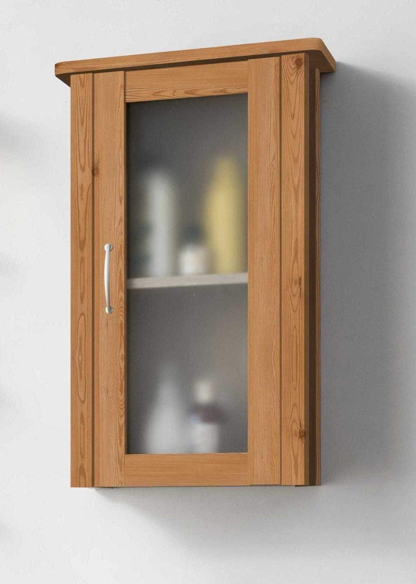 Galdem® Lido Armoire Suspendue Armoire Salle Bois MDF Miel Amazon.fr