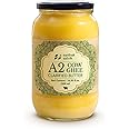 Sarthak Satvik A2 Cow Ghee Grass Fed Clarified Butter, 16.90 Oz Unsalted and Original, Ancient Bilona Made, Free Grazing, Desi Ghee, Pasture Raised Indigenous Breed Cows, Sustainably Sourced, 500 ml