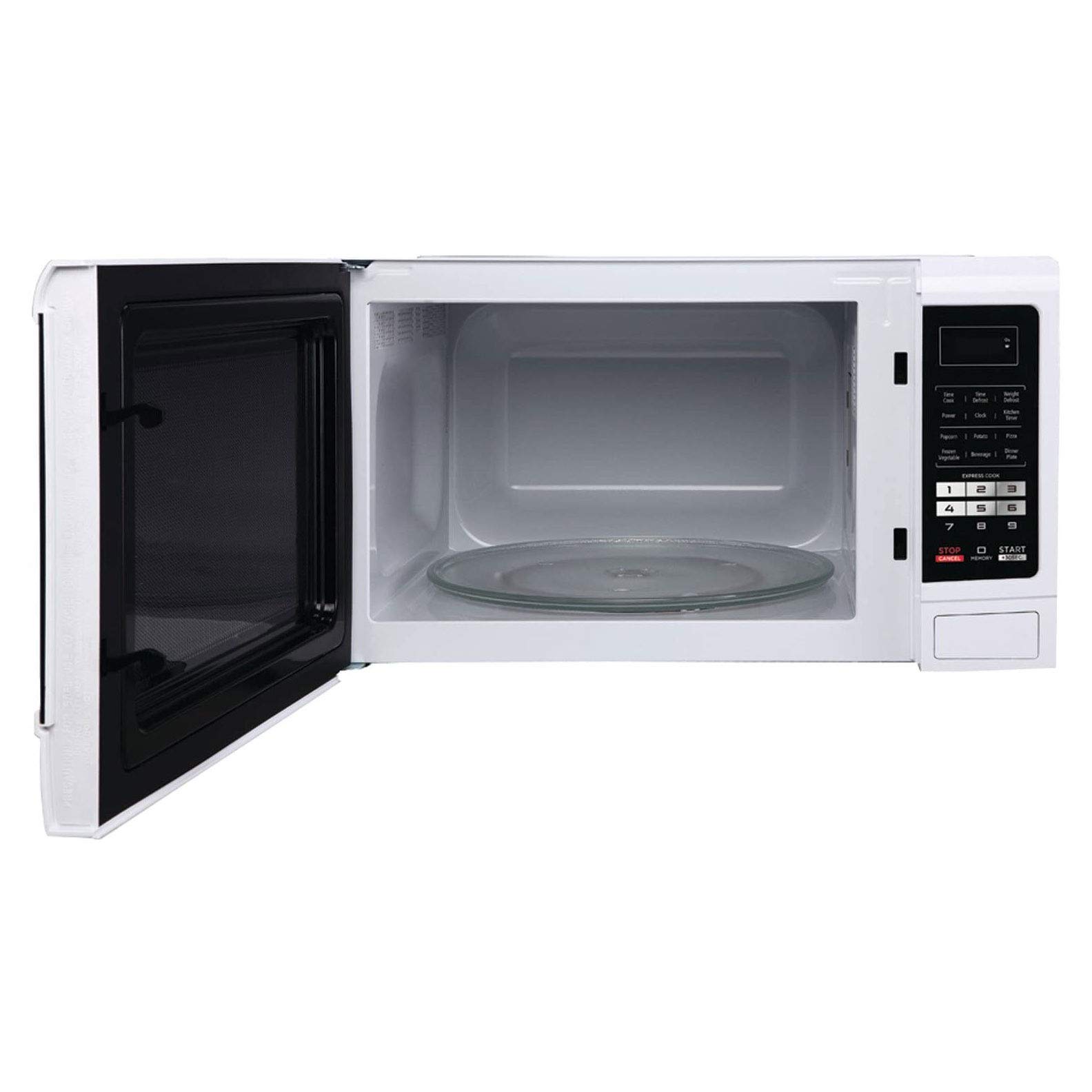 Magic Chef Countertop Microwave Oven, Small and Compact, 1100 Watt, 1.6 Cu Ft, White