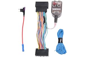 VIKKSAER Factory Radio Add a Subwoofer Speaker Amplifier Wire Harness, Replacement for Ford F-150 250 350 450 550, Replacement for Ford Edge/Escape/Explorer/Fiesta/Focus/Mustang