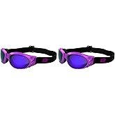 Birdz Eyewear Eagle Women's Purple Airy Foam Padded Motorcycle Goggles ReflecTech Purple Mirror Lenses