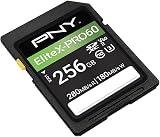 PNY 256GB EliteX-PRO60 UHS-II SDXC Card Class 10 U3 V60 280MB/s view 2