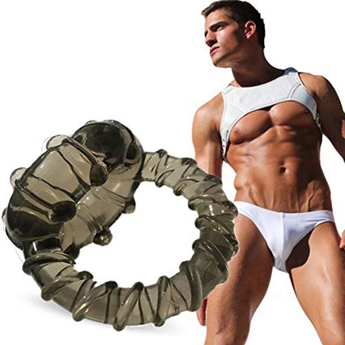 Silicone Rings Men's Exercise Resistance Bands Super Soft Elastic A3